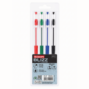 Шариковая ручка «BLIZZ CHROME» ассорти цвета, 0,5 мм (26500/4WT) — изображение 2