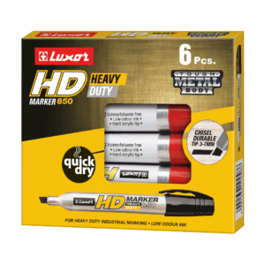 Промышленный маркер «Heavy Duty Marker» красный, 6 шт  (3573) — изображение 1