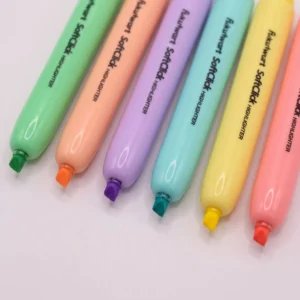 Текстовыделитель с выдвижным механизмом "RETRACTABLE PASTEL", ассорти (4270P/6WT) — изображение 3